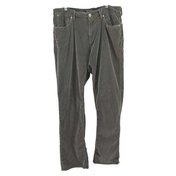 Tommy Bahama Mens Corduroy Pants Olive Green Standard Straight Leg Jeans Preppy - Picture 1 of 15